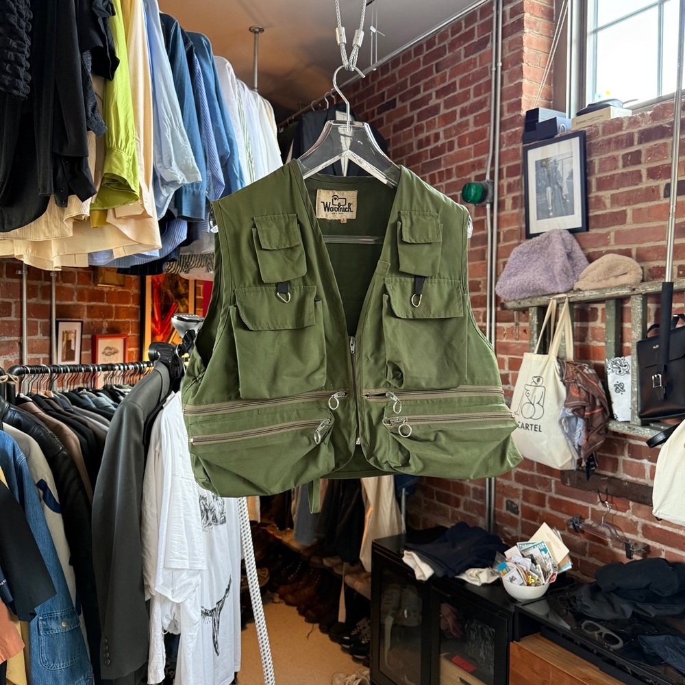Woolrich Olive Green Outdoor Vest